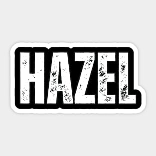 Hazel Name Gift Birthday Holiday Anniversary Sticker